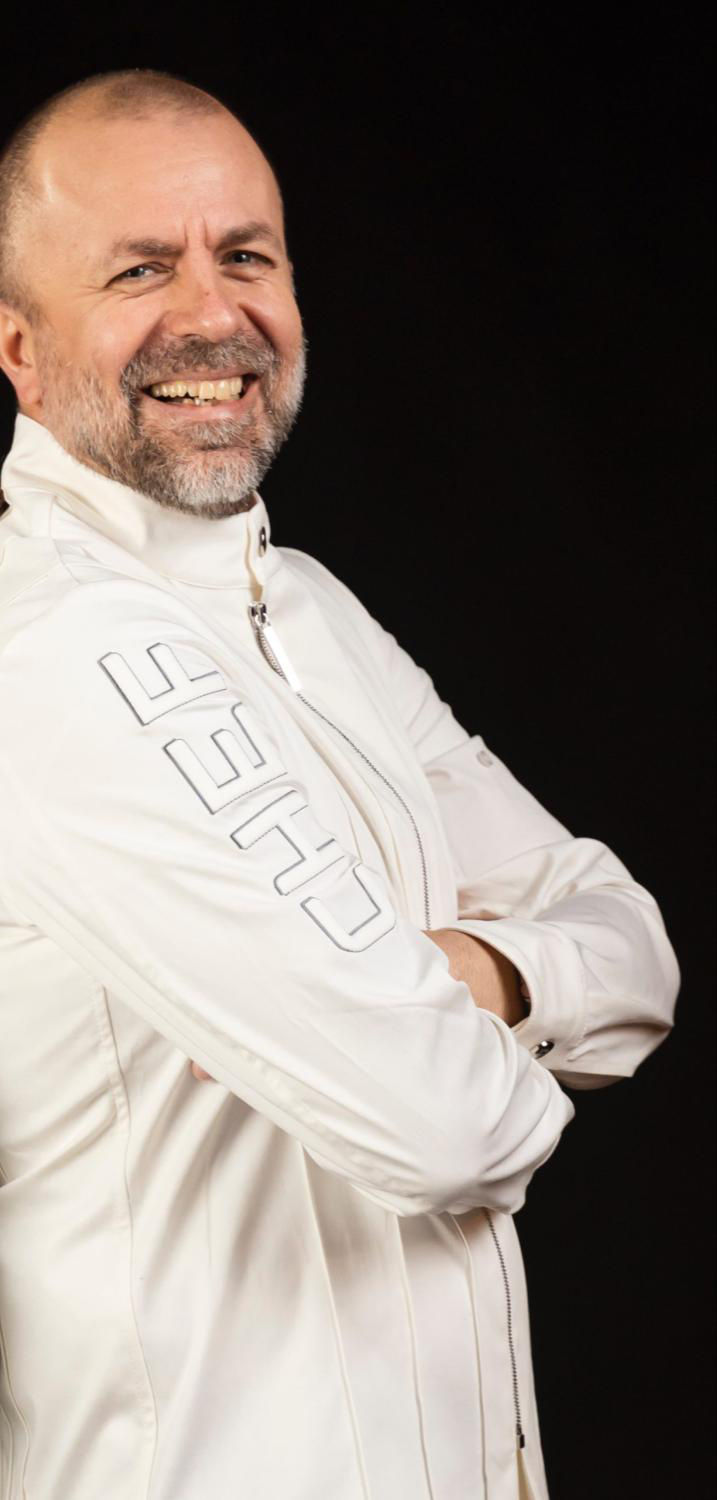 Luca Montersino — Italian celebrity pastry chef and F&B entrepreneur available for consulting and events in Egypt through Kitchen Three