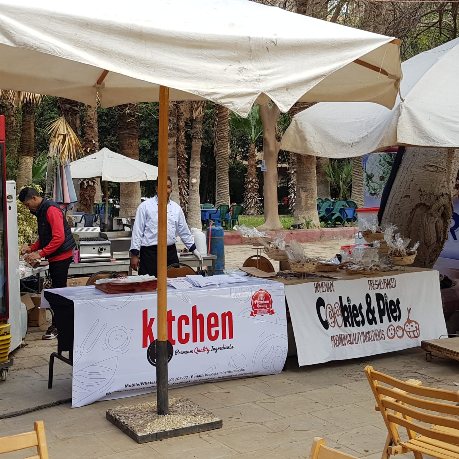 Kitchen Three outdoor stall